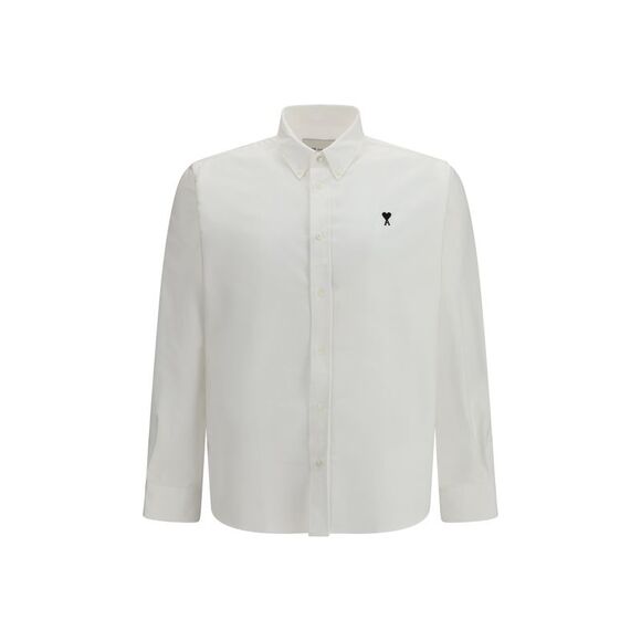 Ami Paris Men Cotton Ami De Coeur Oxford Shirt